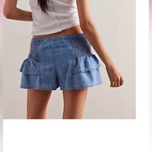 Free People Jean Shorts